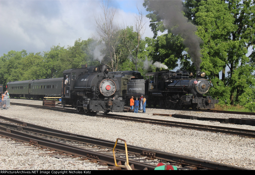 Jeddo Coal #85 & Little River Railroad #110